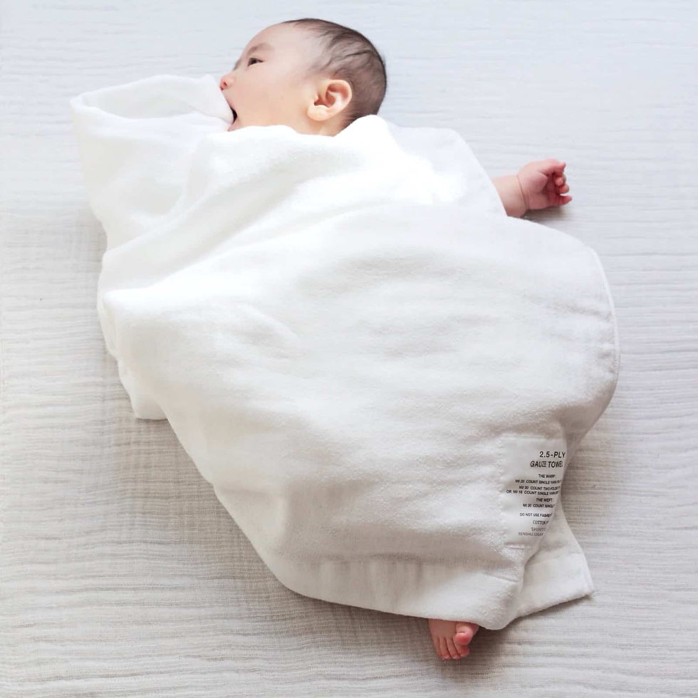 Thumbnail: Shinto 2.5 Ply Gauze Bath Towel Large - White