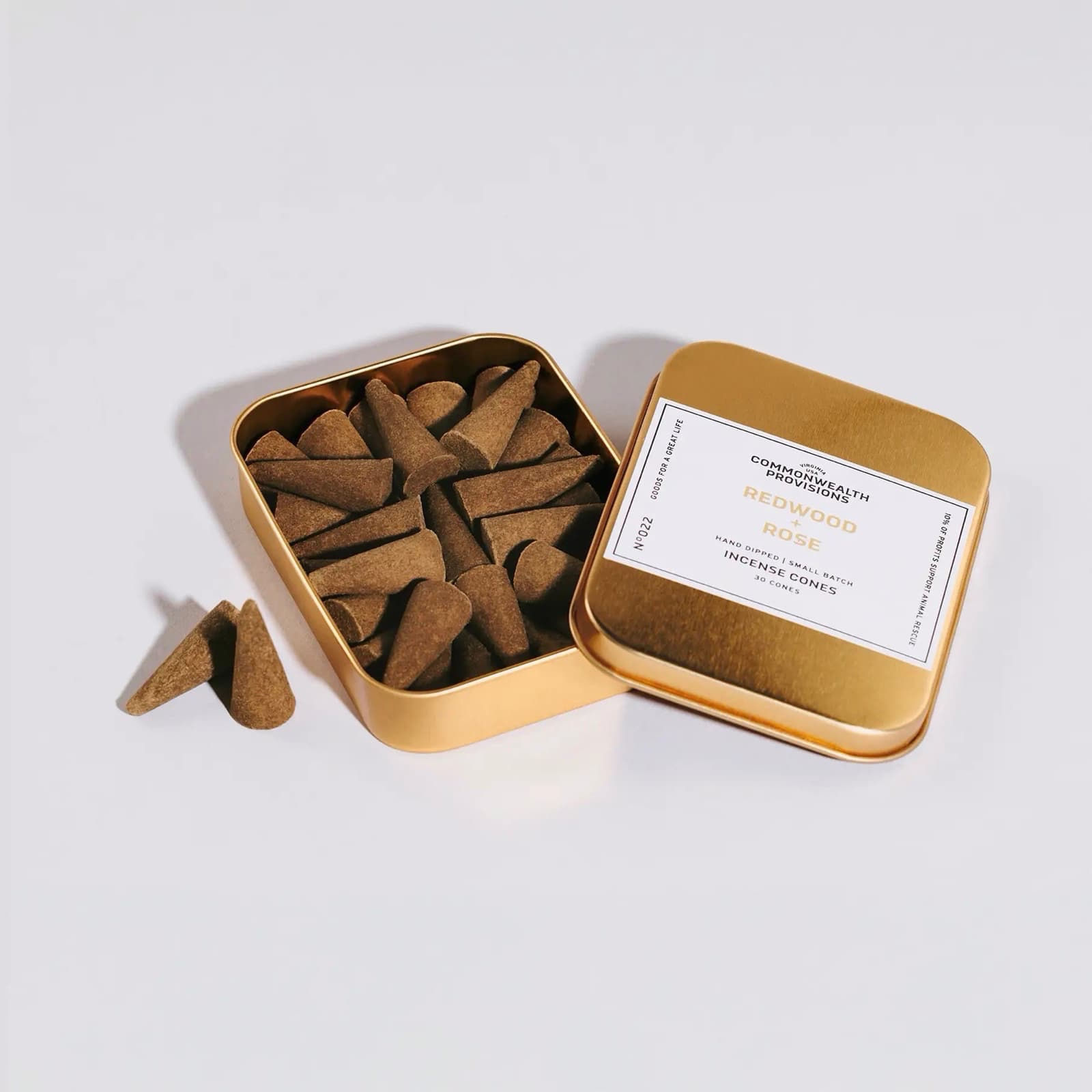CP Incense Cones - Redwood & Rose