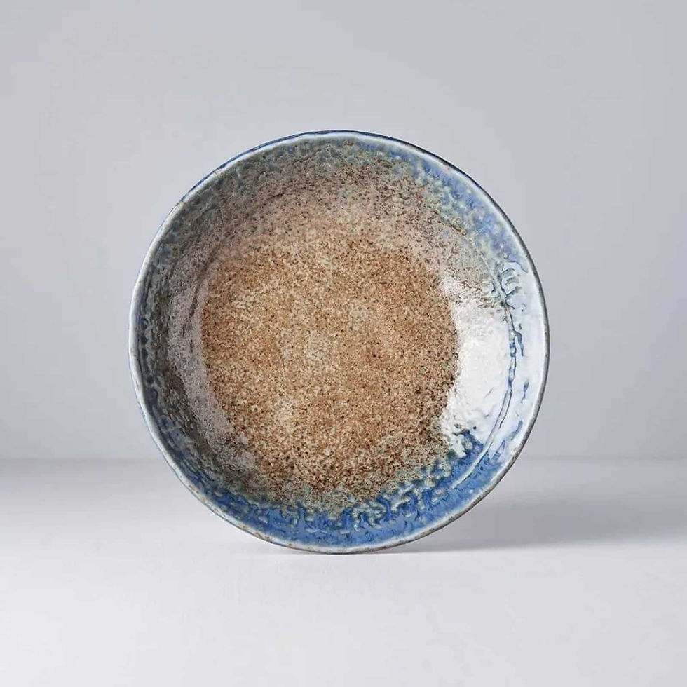 Thumbnail: Japanese Earth and Sky Shallow Bowl