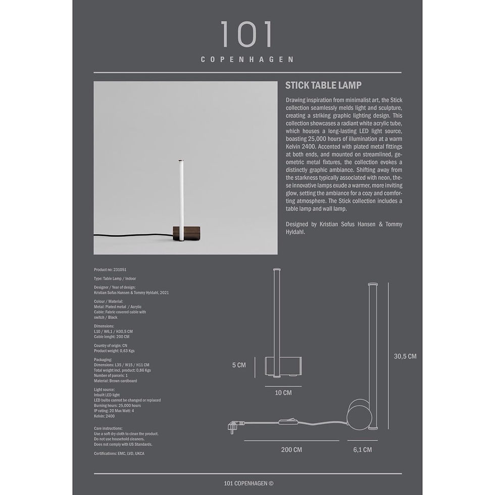 Thumbnail: Stick Table Lamp