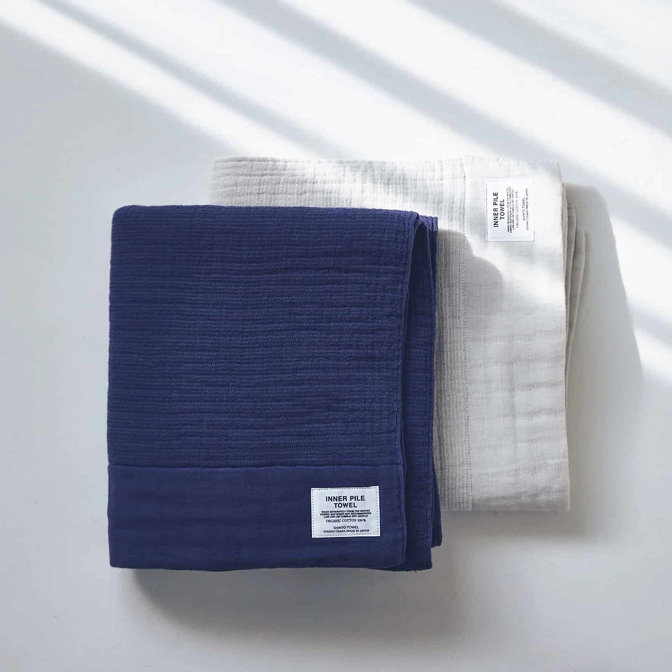 Thumbnail: Shinto Inner Pile Face Towel - Ivory