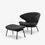 Thumbnail: Ella Lounge Chair - Slate - Black