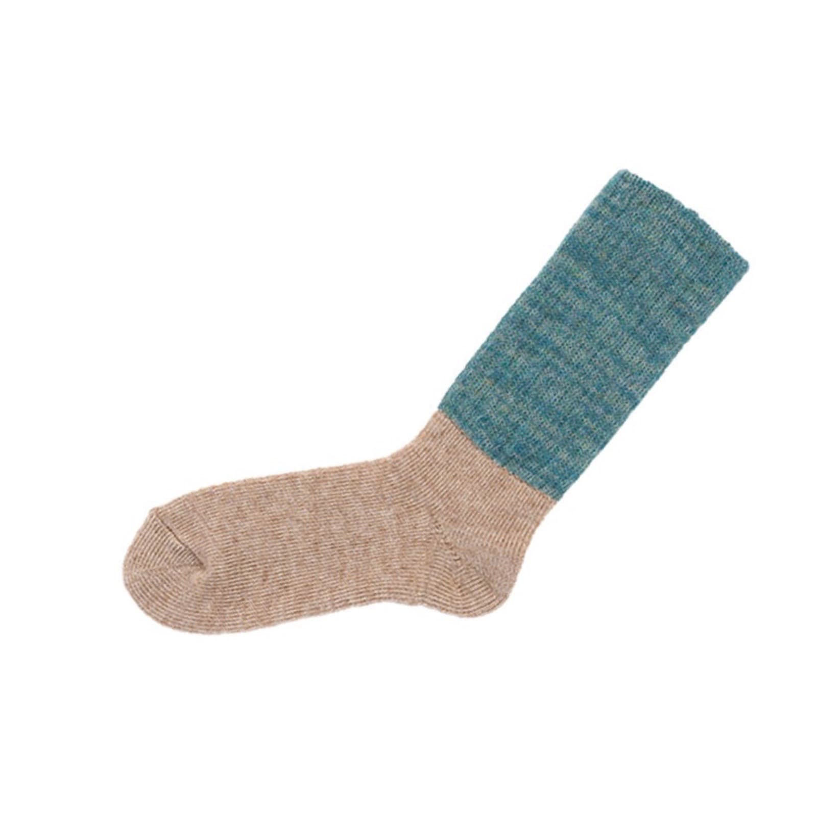 Mohair & Wool Pile Socks - Trail Road
