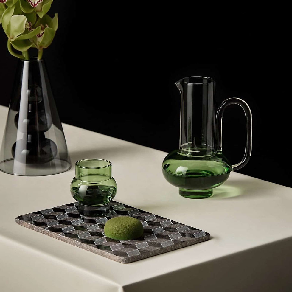 Thumbnail: Tom Dixon - Bump Short Glasses - Green - Set of 2