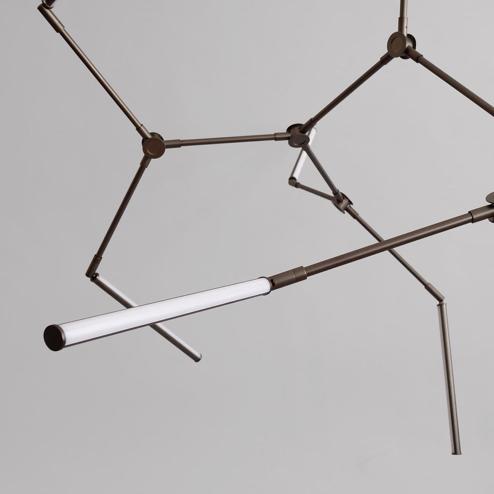 Thumbnail: Stick Chandelier - Bronze