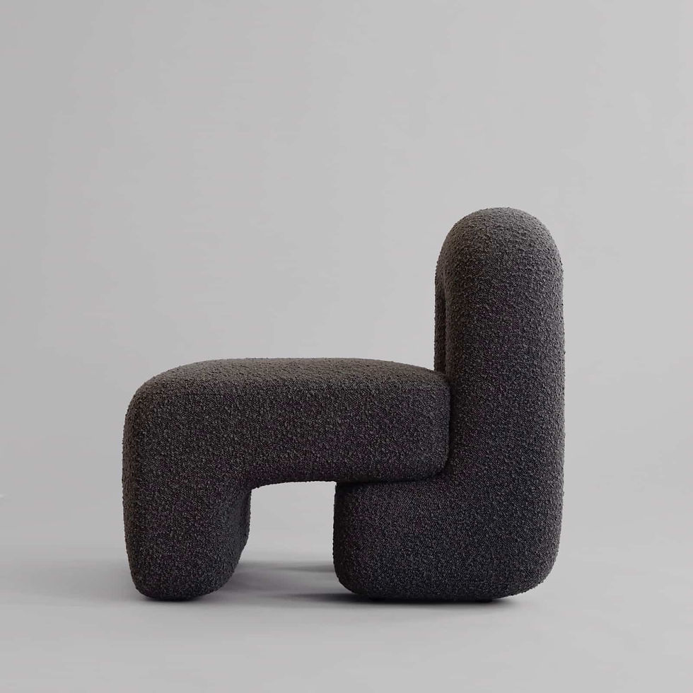 Thumbnail: Daiku Lounge Chair - Deep Taupe