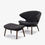 Thumbnail: Ella Lounge Chair - Slate - Walnut