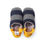 Thumbnail: Japanese Slippers - Flannel Stripe x Fur - Yellow