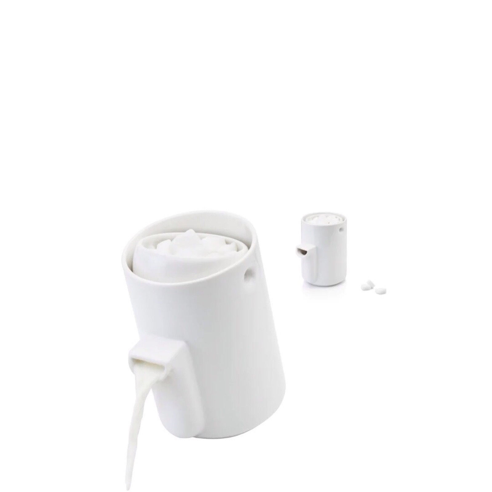 Warm Milk & Sugar Set - White