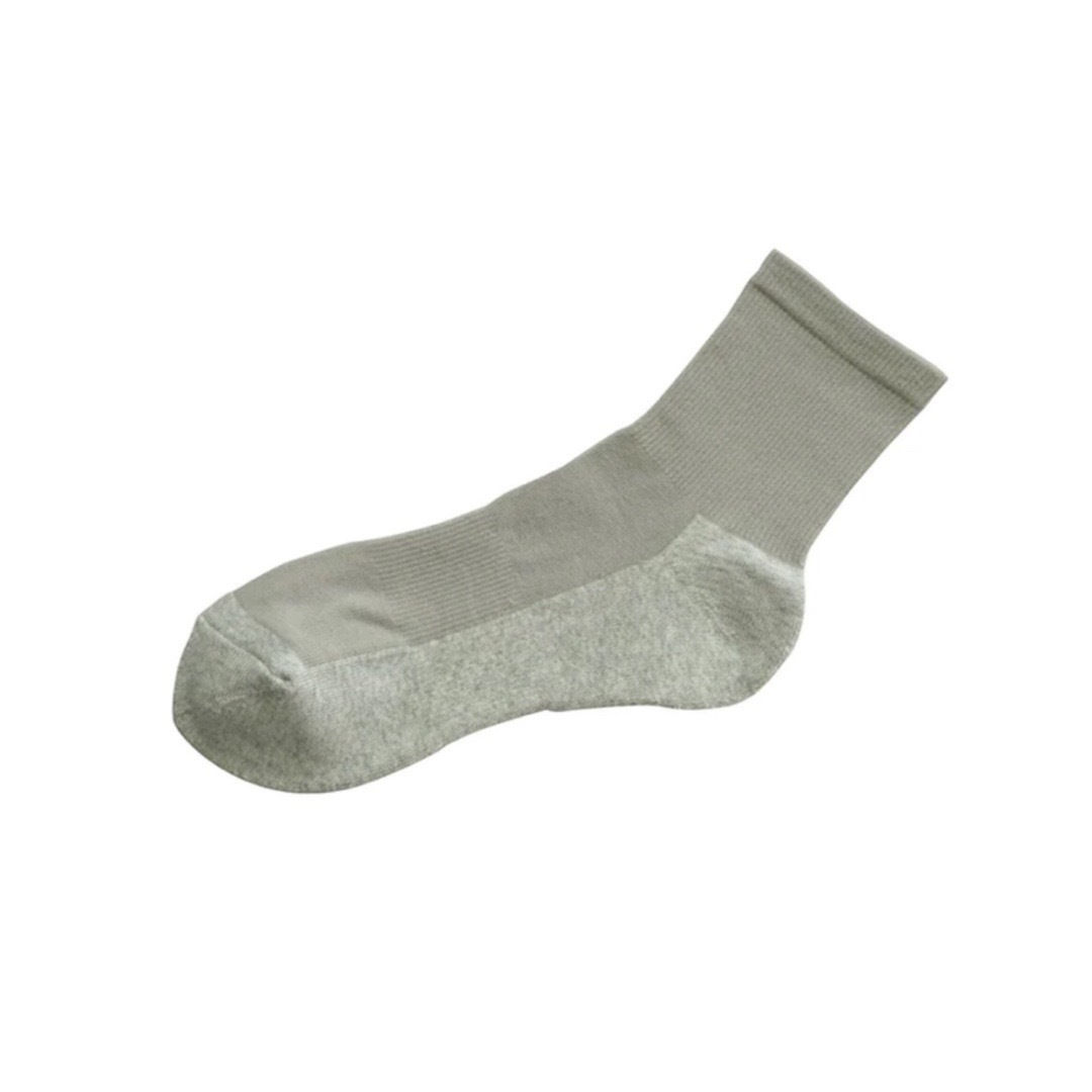 Cotton Cashmere Walking Socks - Light Grey