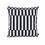Thumbnail: Graphic Line Texture Cushion - Navy