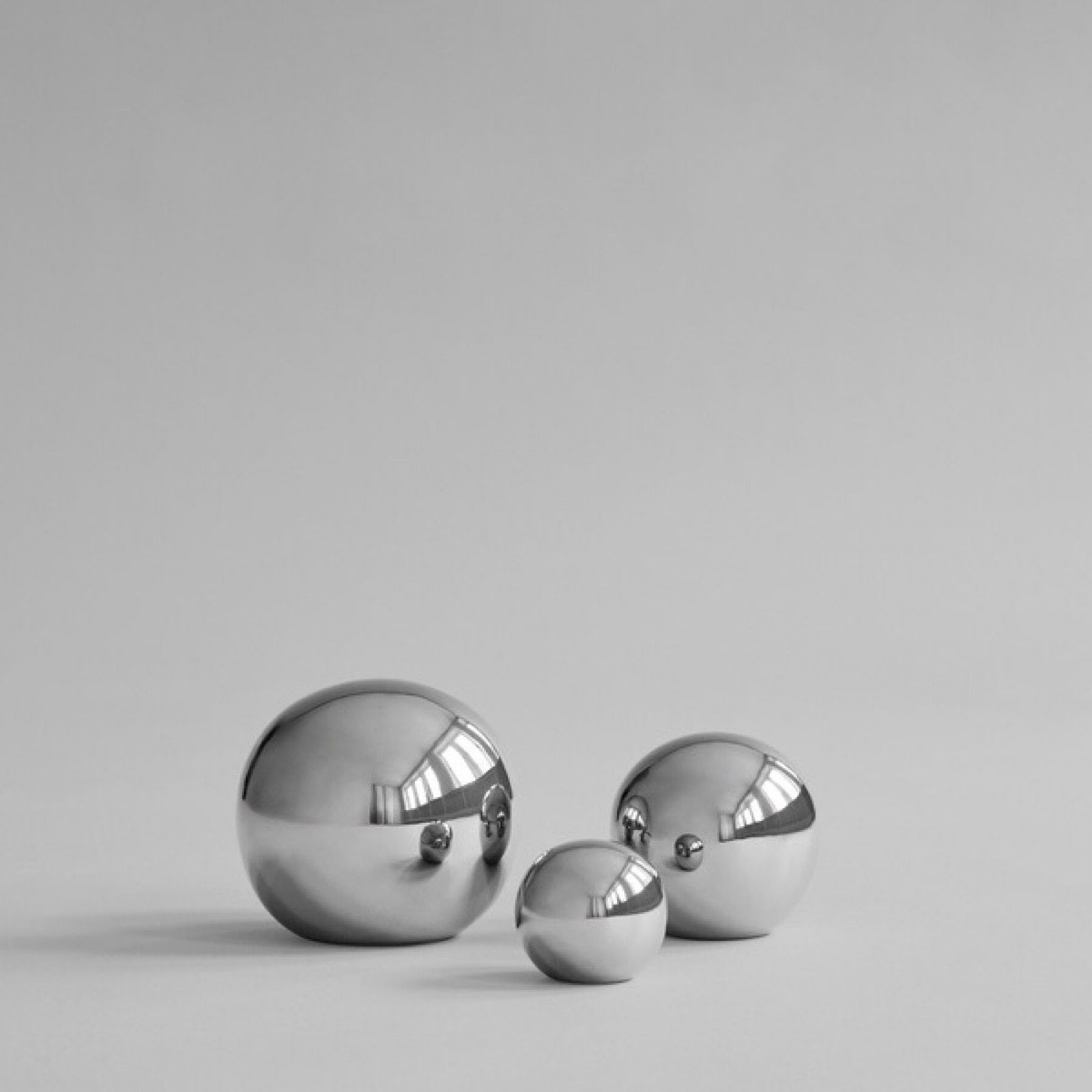 Gallery Balls - Set Of 3 - Chrome