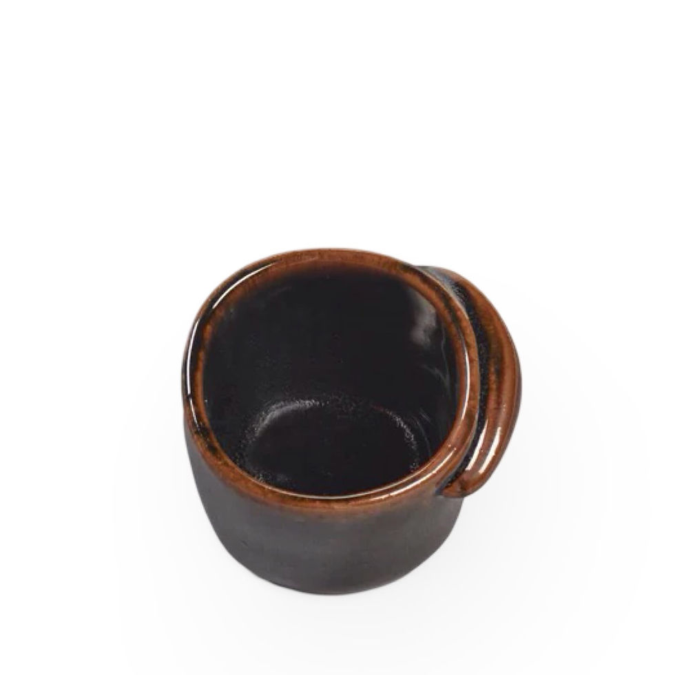 Thumbnail: Out Of Lines Espresso Cup (w/o handle) - Black Brown