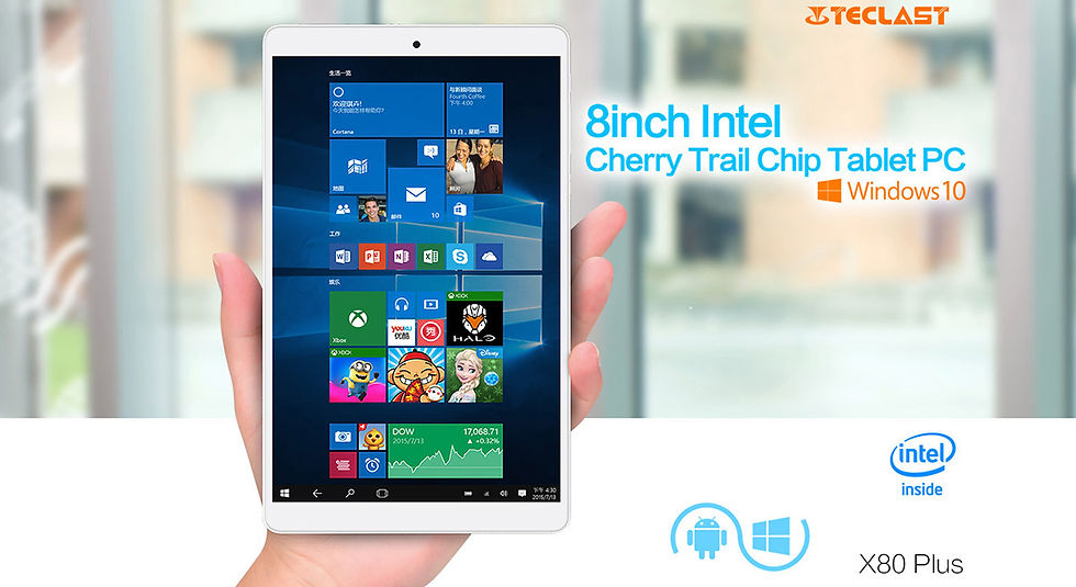 Thumbnail: Teclast X80 Além disso Tablet PC Windows 10 + Android 5.1