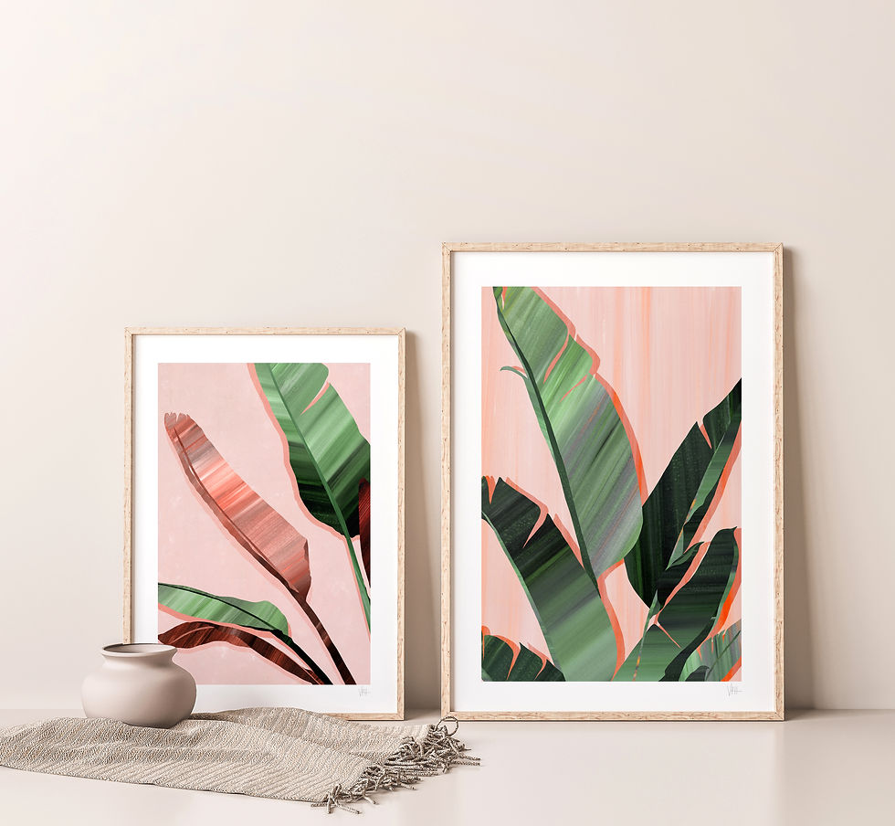 Banana Leaf Prints