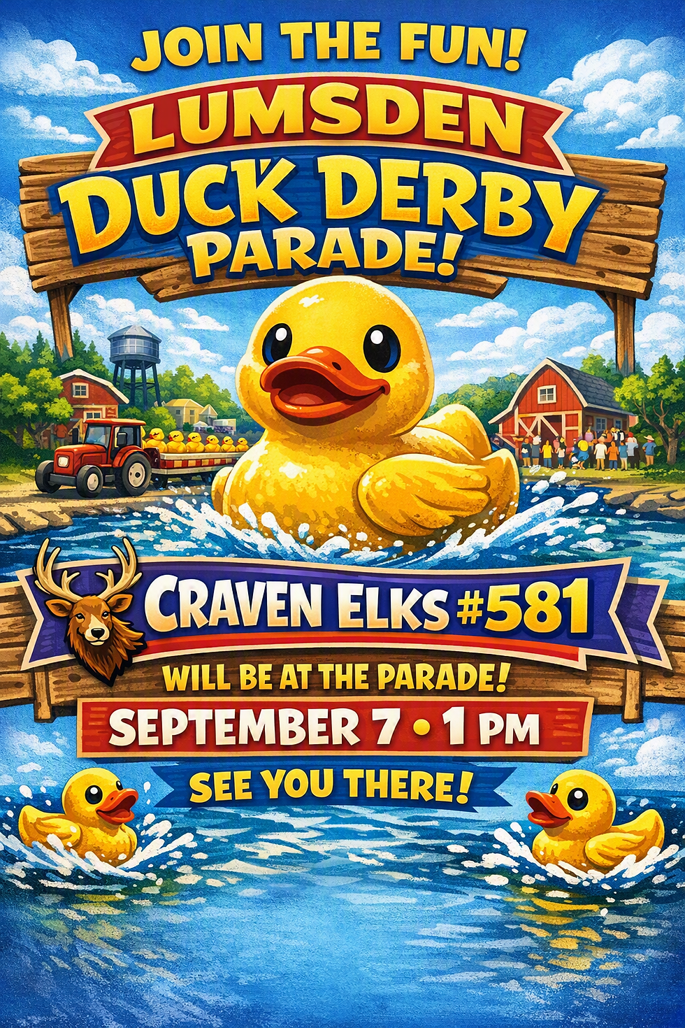 Craven #581 Lodge @ Lumsden Duck Derby Parade