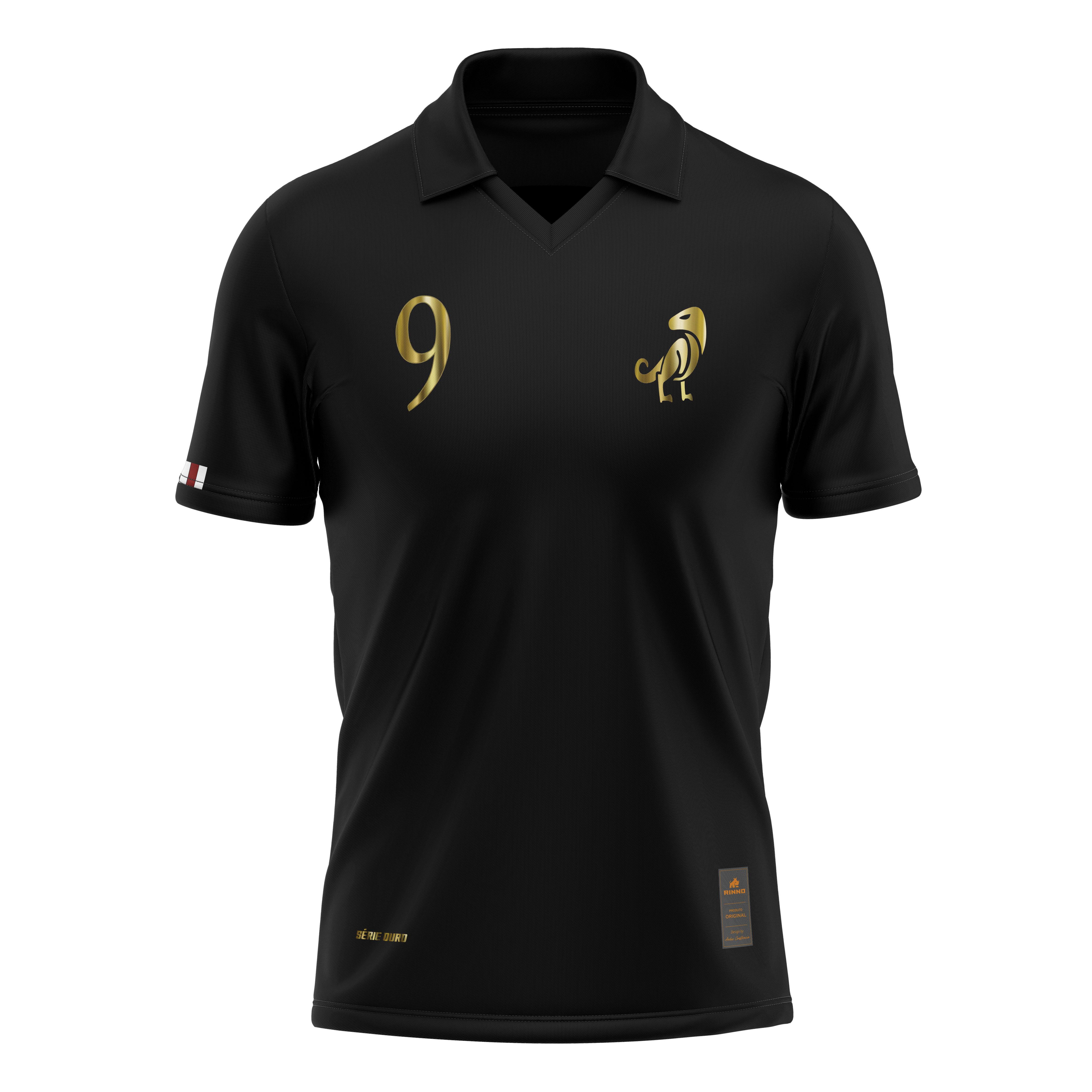 Camisa Polo Arsenal Nove Série Ouro Piquet Rinno Classicos Masculino