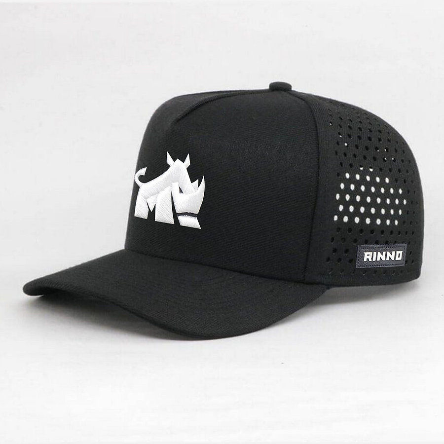 Boné Rinno Force Preto Bordado Alto Relevo