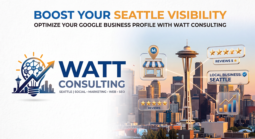 Watt Consulting: Google Business Profile optimization in Seattle