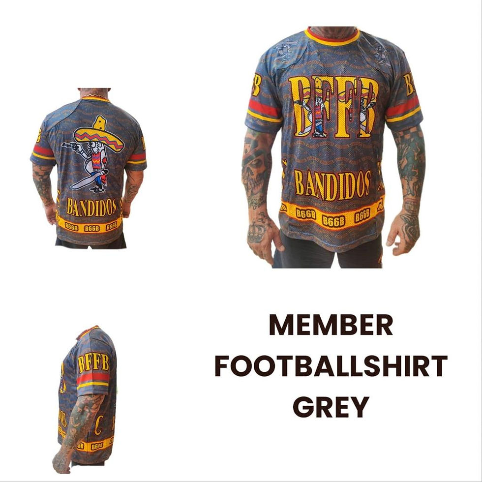 Thumbnail: Bandidos MC, Football Shirt, 2 Fabrics in high Quality