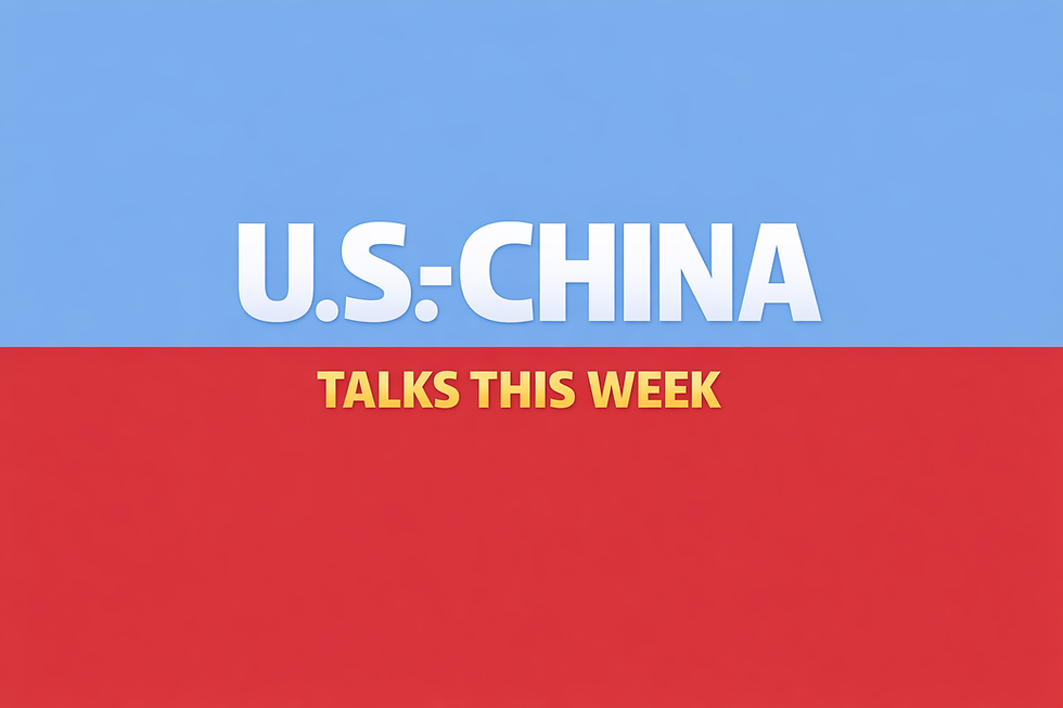 U.S.-China Talks this Week