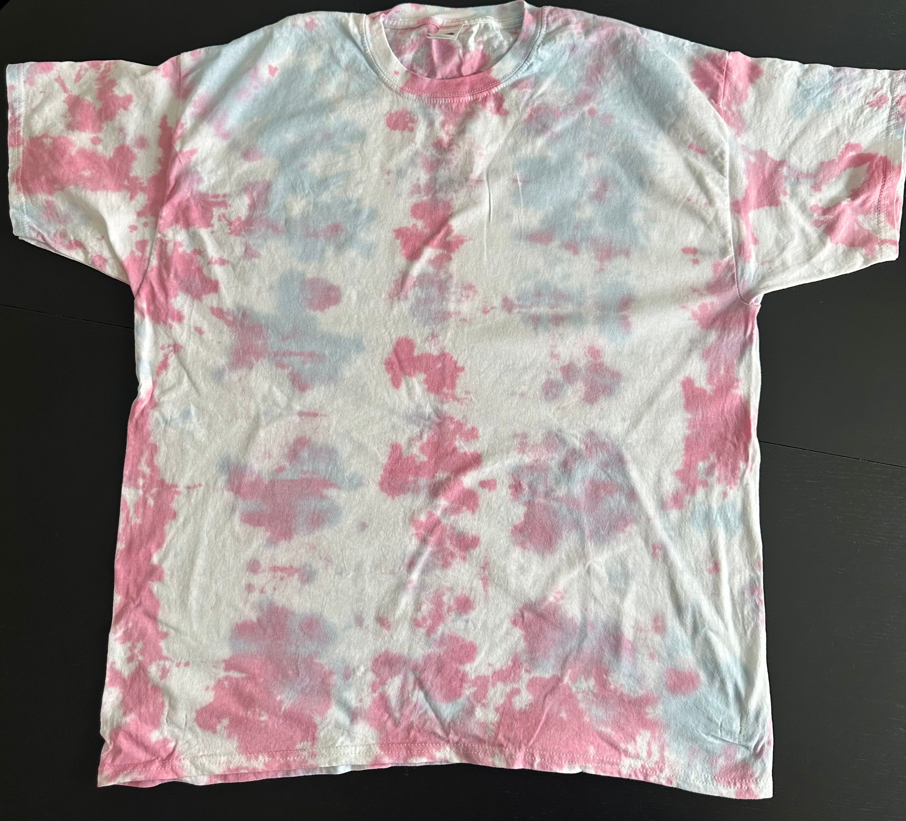 Cotton Candy Dreams Tie-Dye Tee – XL