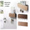 Thumbnail: New Wall-Hung Type Wooden Decorative Wall Shelf Sundries Storage Box