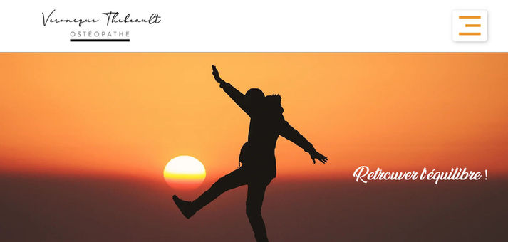 Concepteur web pour Veronique Thibeault, ostéopathe à Magog, Cantons-de-l'Est.