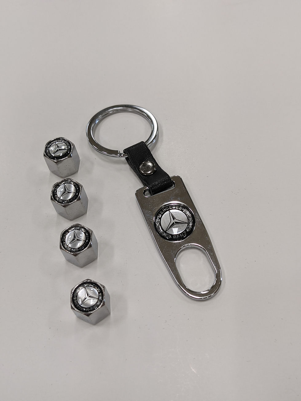 Thumbnail: Mercedes-Benz Keychain and Tire Caps