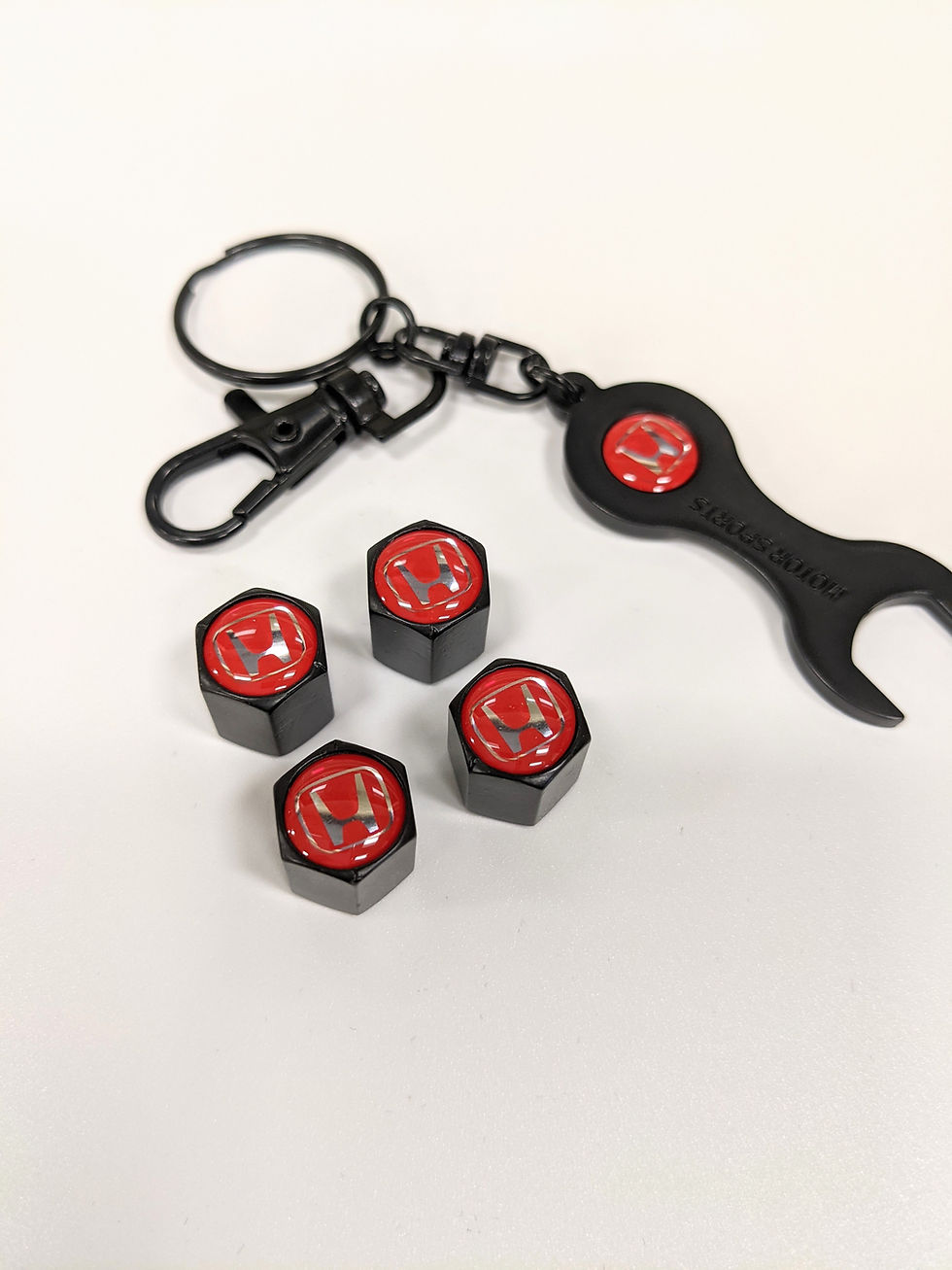 Thumbnail: Keychain  Wrench 🔧 and Tire Caps