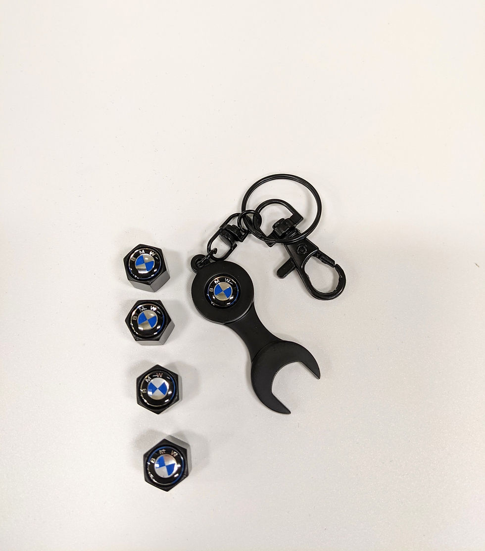 Thumbnail: Keychain  Wrench 🔧 and Tire Caps