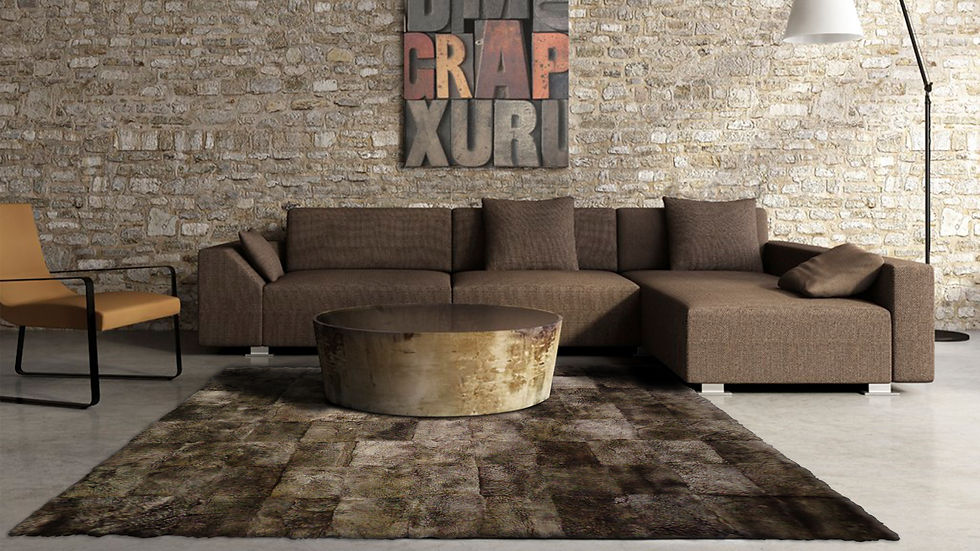 Patagonian SH Rug - Two Tones Mink - SRP