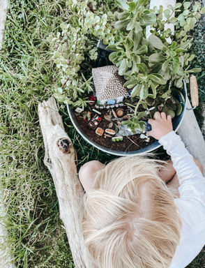 The Way Preschool children's garden located in San Marcos, California.