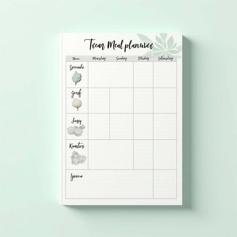 Low FODMAP Meal Planner