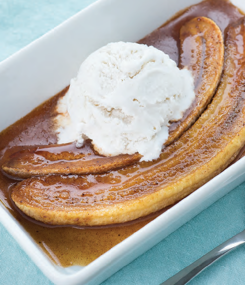 BAKED BANANAS FOSTER