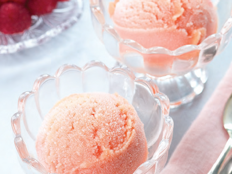 PEACH GINGER SORBET