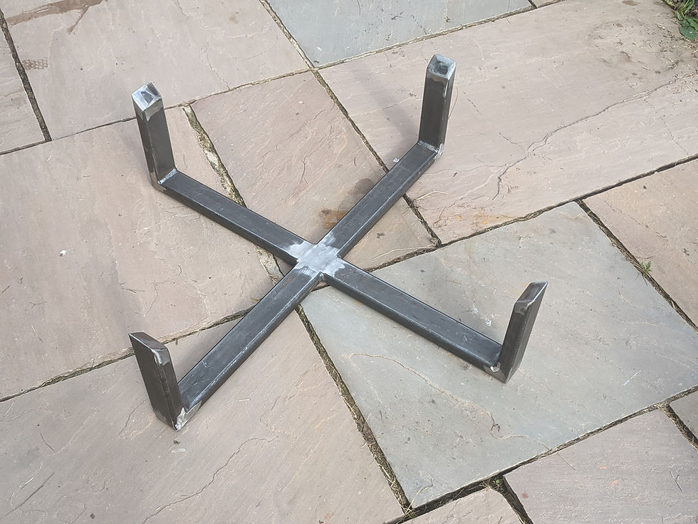 Thumbnail: Handmade Bowl octagon Fire Pit Shallow