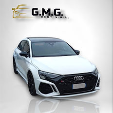 Audi RS4 bianca, G.M.G. Rent, autonoleggio