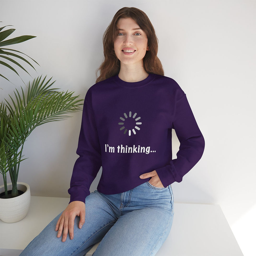 Thumbnail: I'm Thinking Crewneck Sweatshirt