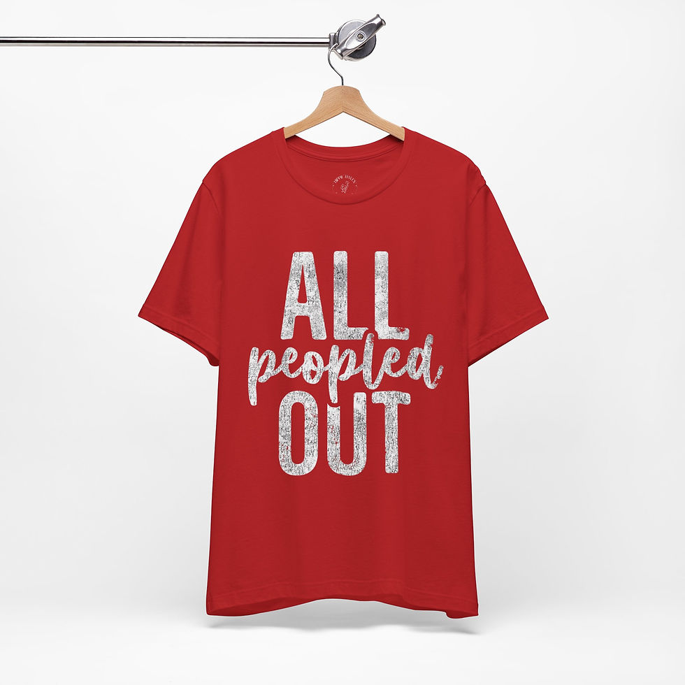 Thumbnail: Peopled Out Short Sleeve Tee