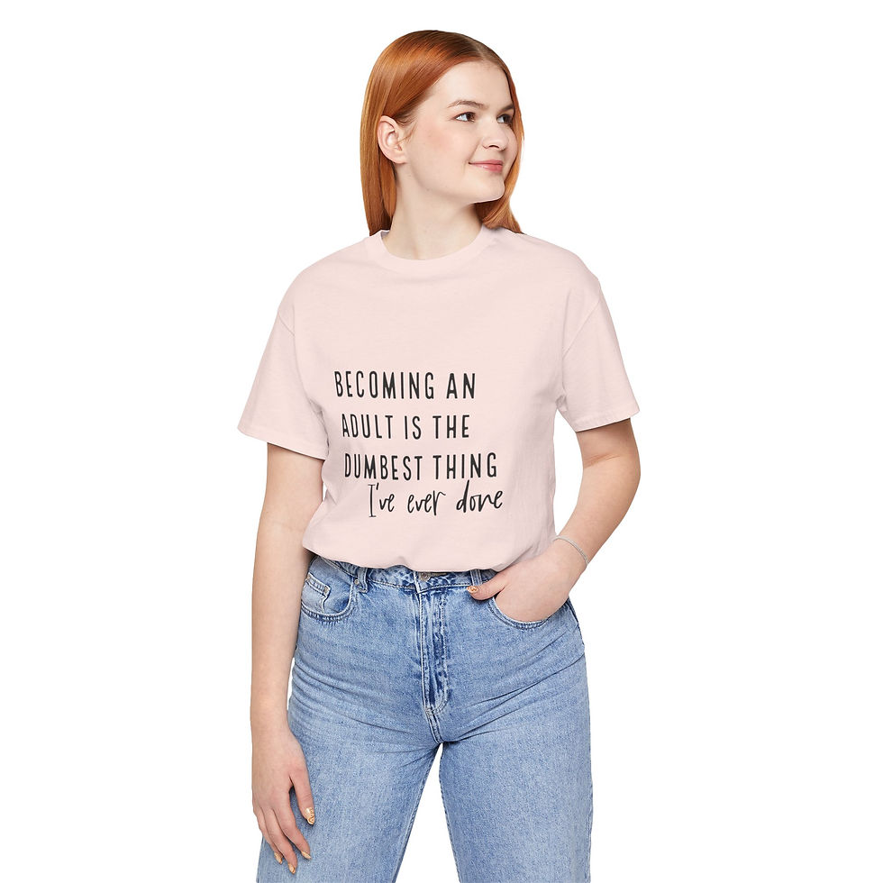 Thumbnail: Becoming An Adult Short Sleeve Tee