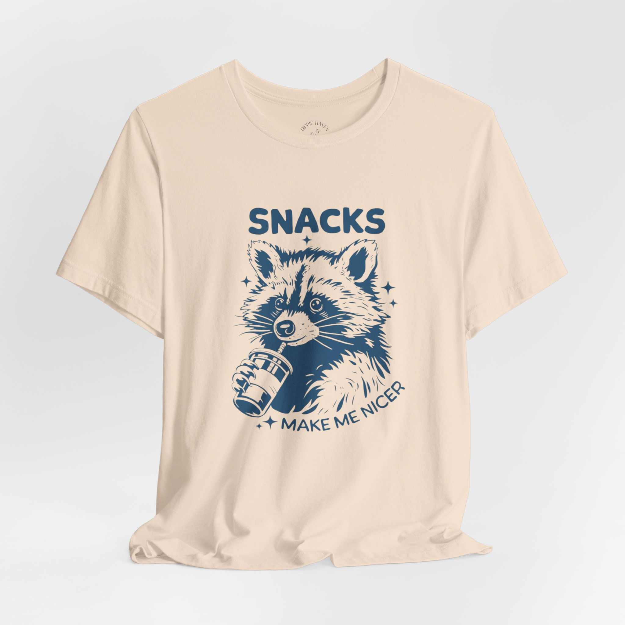 Snacks Make Me Nicer Short Sleeve Tee