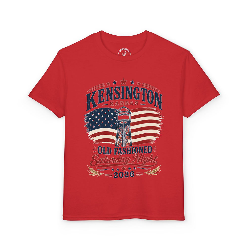 Thumbnail: Design 1 - Youth Unisex DryBlend® T-Shirt