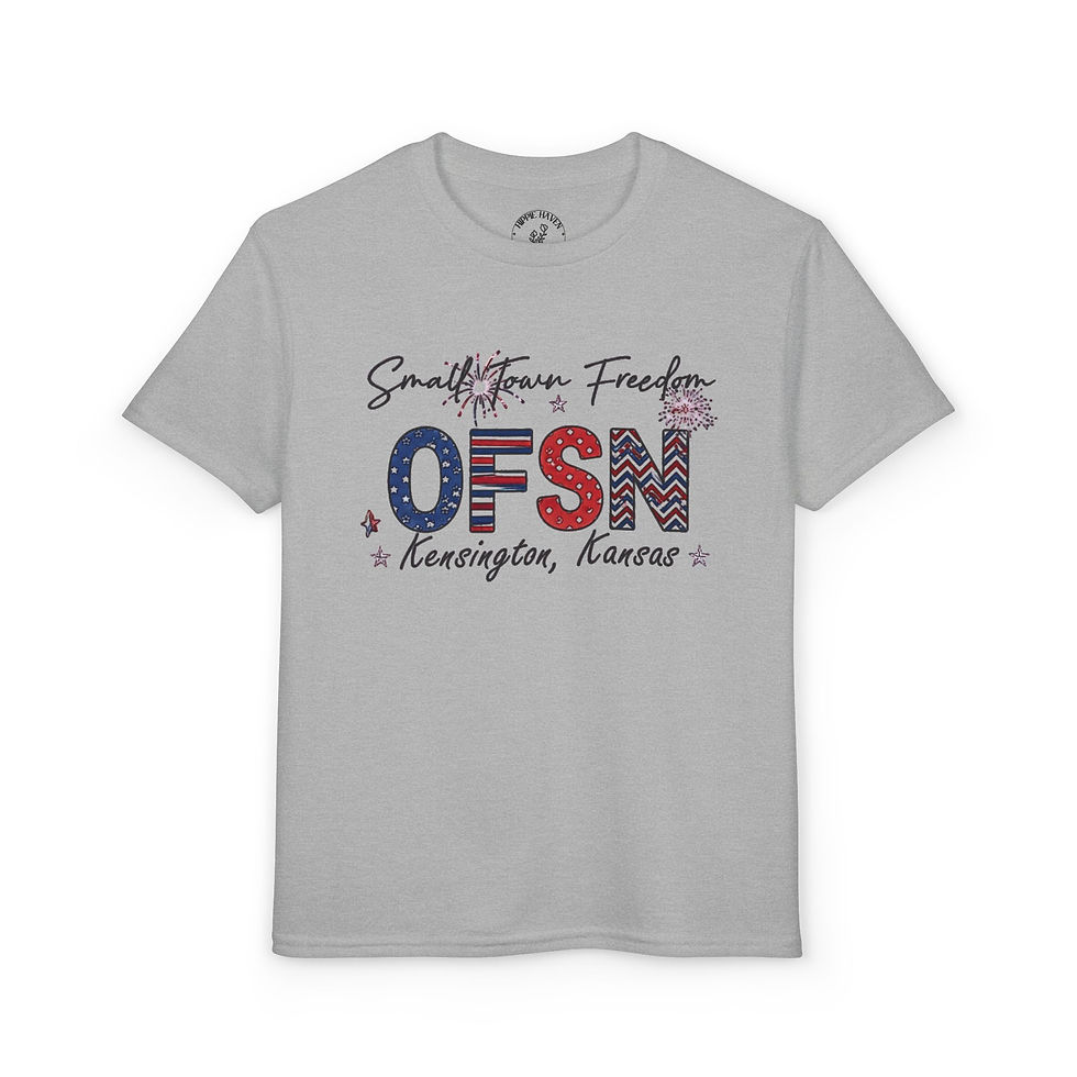 Thumbnail: Design 3 - Youth Unisex  DryBlend® T-Shirt