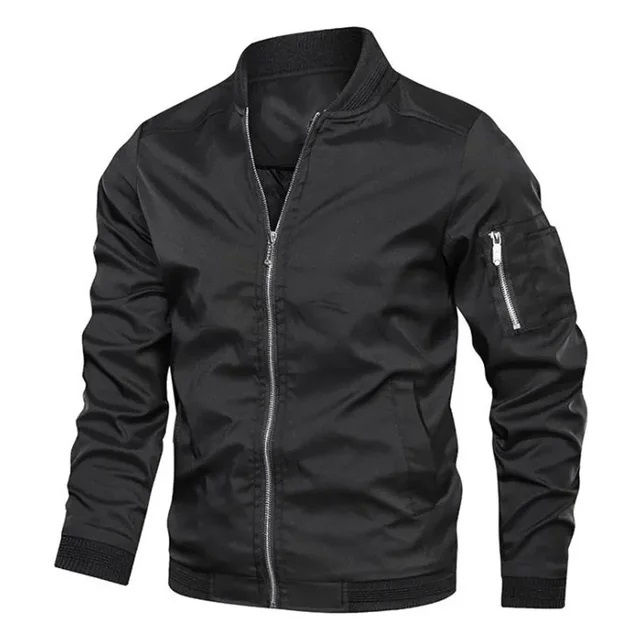 Miniatura: Spring Autumn Men's Bomber Jacket Casual Lightweight Jacket For Men Sports Windb