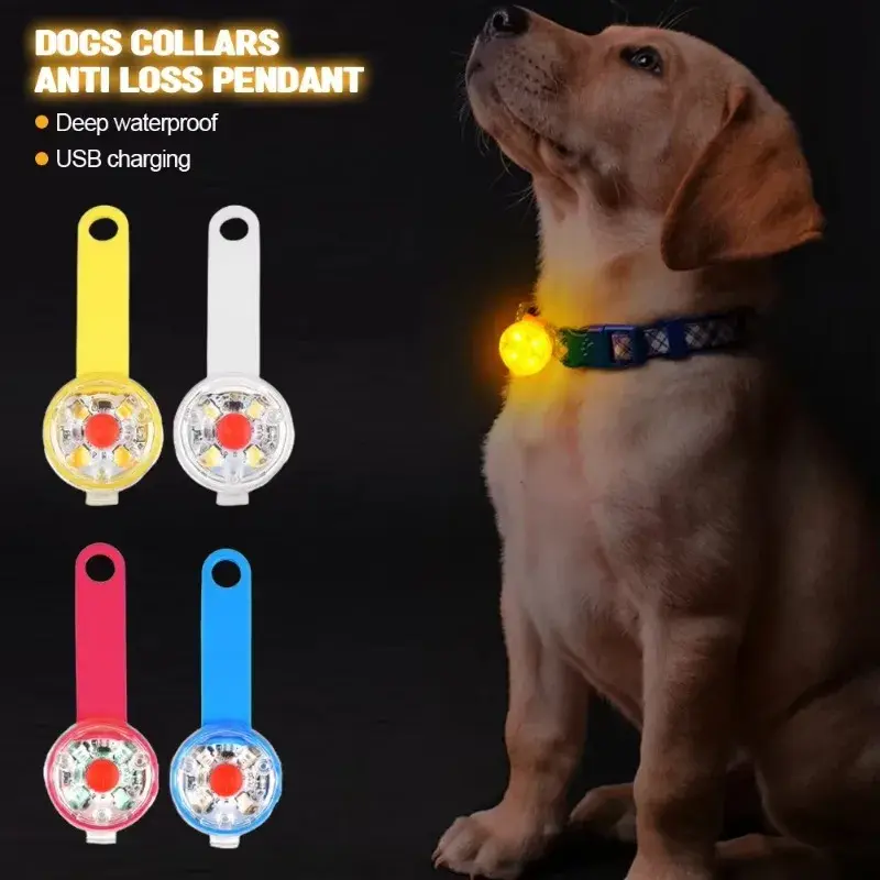 Miniatura: Dog collar, loss collar, weatherproof LED safety light, USB rechargeable LED lig