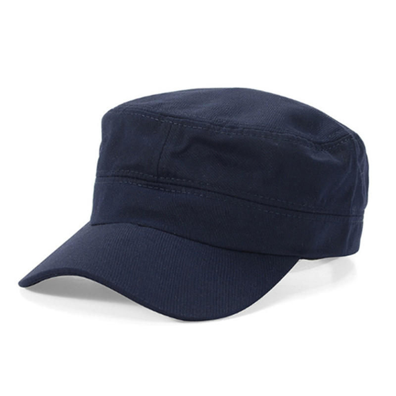 Miniatura: Hat Men's Flat Military Hat Is Simple And Versatile, Middle-Aged Hat Spring And 