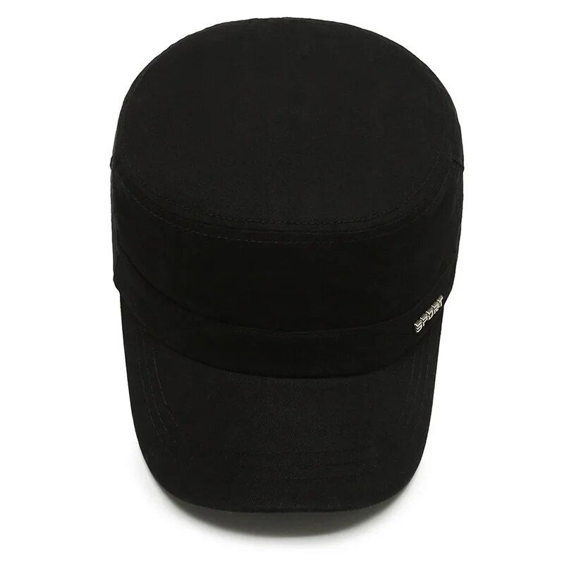 Miniatura: Hat Men's Flat Simple And Versatile, Middle-Aged Hat Spring And