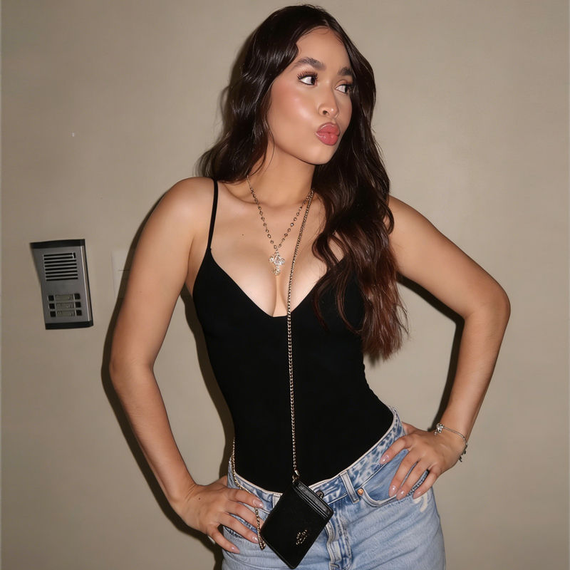 Miniatura: Women's Tops Bustier Corset Crop Slip Top Women Bodycon Backless Sexy Tops 2026N