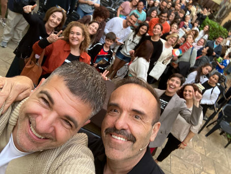 Presentación de la Trobada Literària con Eloy Moreno en Massamagrell
